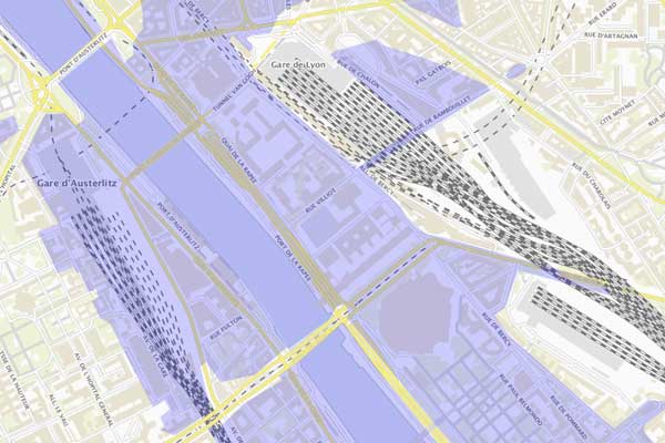 zone-inondable sel bölgesi paris gare de lyon