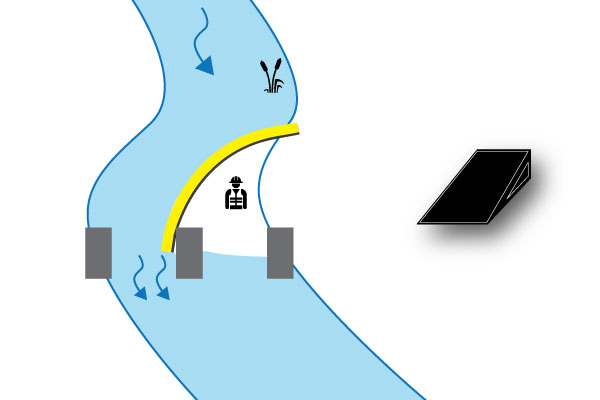 batardeaux-pile-pont-riviere-water-gate-megasecureurope Köprü iskele üzerinde Nehir batardo